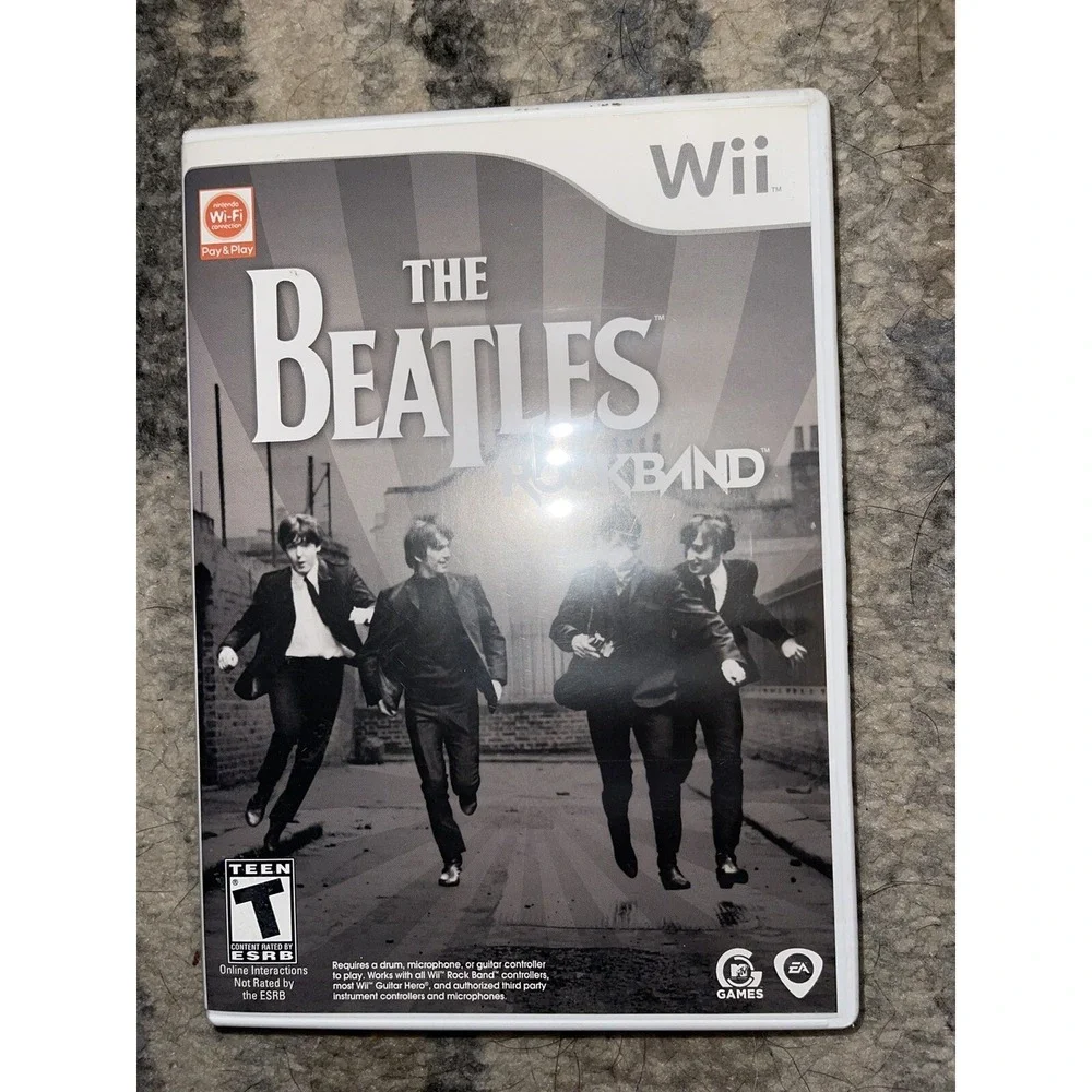 The Beatles: Rock Band Nintendo Wii 2009 CIB Complete In Box